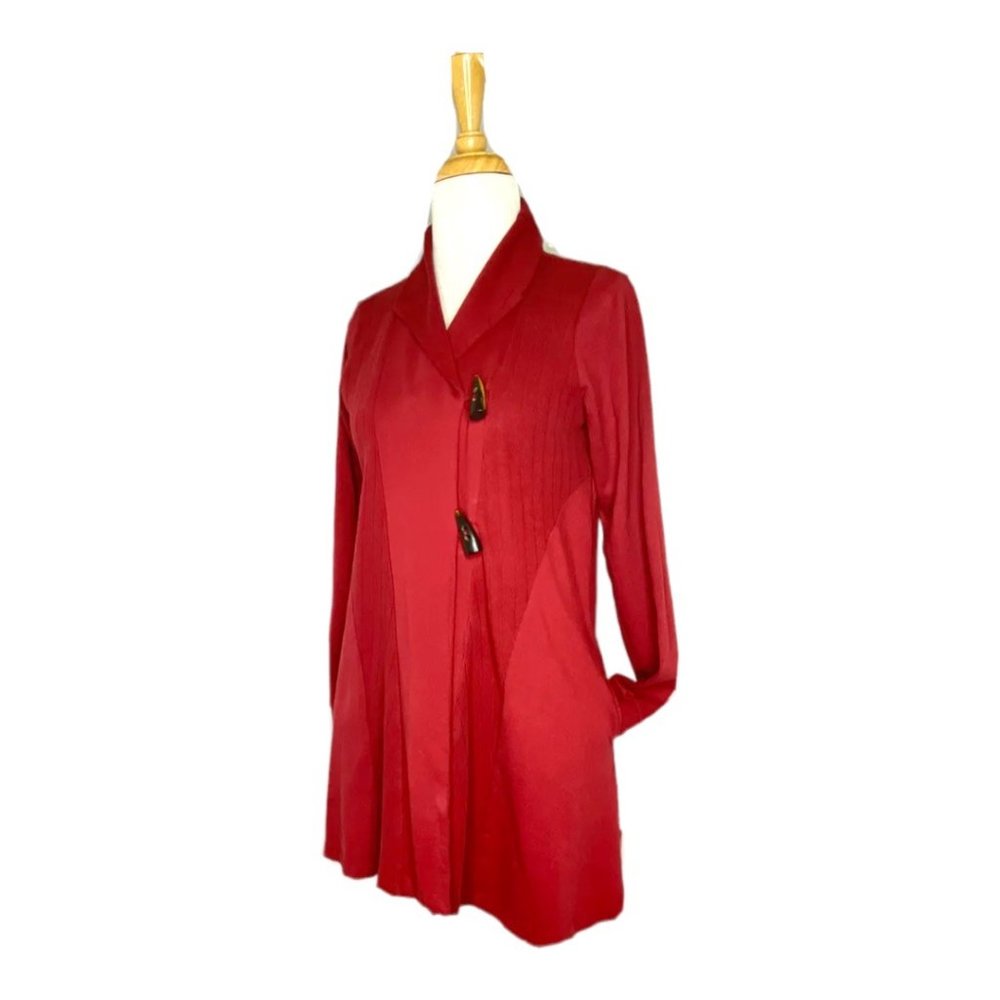 Lucky Brand Knit Wear Vintage Light Jacket Sweater Cardigan Toggle Sz S EUC - Picture 7 of 14